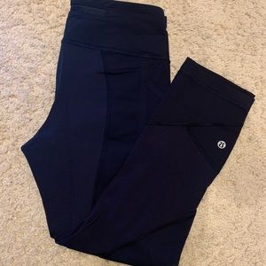 Lululemon Pace Rival Mid-Rise Crop 22” - True Navy